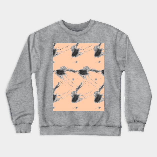 Gray abstraction on a beige background, spider web Crewneck Sweatshirt by grafinya